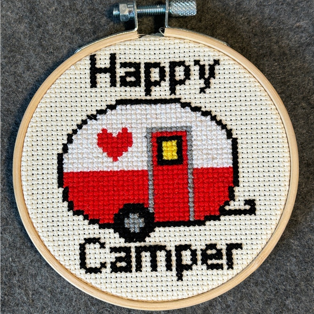 Happy Camper Cross Stitch